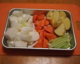 野菜だらけトマトジュースで煮込み作り方1写真