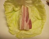 こうや豆腐とベーコンのキャベツ巻き作り方3写真