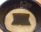 鮭＆しめじ☆塩バター☆玄米炊き込みご飯作り方1写真
