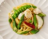 タラと春野菜の彩りパスタ作り方10写真