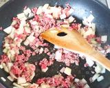 ポテトとミンチのオムレツ作り方4写真