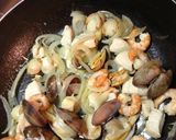 ✩*シーフードのクリームパスタ*✩作り方5写真