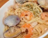 ✩*シーフードのクリームパスタ*✩作り方8写真