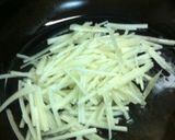 大根の皮と葉のきんぴら作り方6写真