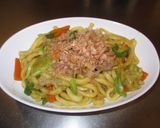 カレー焼きうどん作り方4写真