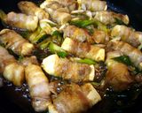 ご飯が進む♪木綿豆腐の☆肉巻き♡照り焼き作り方9写真