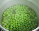 さや付きえんどう豆で☆豆ご飯作り方2写真