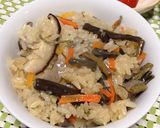 炊飯器で簡単*山菜おこわ作り方7写真