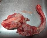 本格！圧力鍋！基本の鶏ガラスープ☆白濁♪作り方1写真