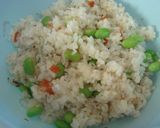 白だしで♪梅とじゃこ入り簡単枝豆ごはん♪作り方4写真