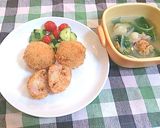 エビポテライスコロッケ☆花見弁当ランチに作り方9写真