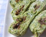 青のり風味・いかなごの釘煮を巻いた卵焼き作り方5写真