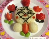 キャラ弁アンパンマンのメロンパンナちゃん作り方7写真