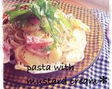 *おしゃれなマスタードクリームパスタ*作り方8写真