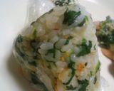 水菜deおにぎり作り方5写真