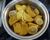 食物繊維と鉄分補給♥さつまいものレモン煮作り方4写真