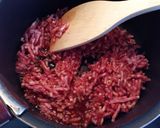 ◆肉そぼろ◆ 焼肉のタレで作り方1写真