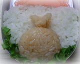 簡単キャラ弁：ウサビッチ（プーチン）作り方6写真