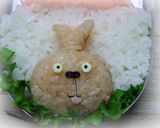 簡単キャラ弁：ウサビッチ（プーチン）作り方12写真