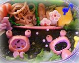 簡単キャラ弁おかず：カエル作り方8写真