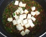 ニラ入り麻婆豆腐作り方10写真