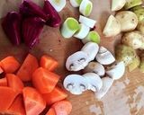 フランス風鶏肉の赤ワイン煮作り方2写真