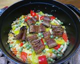 ウナギ蒲焼きのパエリャ作り方11写真