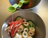 作り置きサラダ♪きゅうりのごま酢のもの作り方1写真