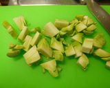 ♪ブロッコリーの茎入りカレー♪作り方1写真