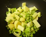 ♪ブロッコリーの茎入りカレー♪作り方2写真