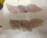 糖質制限♪簡単、鱈のネギソースかけ♪作り方1写真