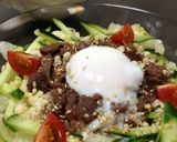 麺つゆマヨのスタミナ満点❤サラダうどん作り方7写真