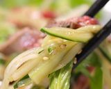 牛タタキとセロリの中華和え。作り方10写真