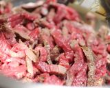 牛タタキとセロリの中華和え。作り方8写真