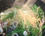 タコ入り☆ブロッコリーとネギのパスタ作り方6写真