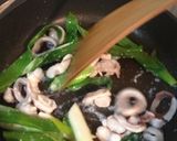 タコ入り☆ブロッコリーとネギのパスタ作り方4写真
