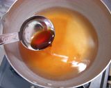 ポン酢で作るレタスとカニカマのあんかけ丼作り方1写真