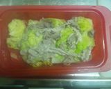 スチーマーで蒸し肉＆野菜　手軽なランチに作り方6写真