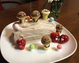 なめこのキャラケーキ作り方8写真