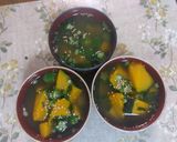 夏⛅の味噌汁❗南瓜オクラ☺(^q^)⛄☕作り方5写真