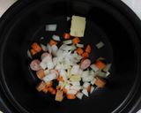 野菜とソーセージのクイックスープ作り方2写真