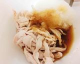 【冷蔵庫掃除】鶏のおろしポン酢サラダ作り方5写真
