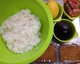 お花見弁当!いなり寿司アボカド&エビのせ作り方1写真
