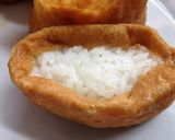 お花見弁当!いなり寿司アボカド&エビのせ作り方3写真