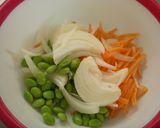 ポン酢がオススメ(´∀｀)枝豆のかきあげ作り方1写真
