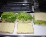 簡単栄養絶賛ハムチーズレタスサンド作り方4写真