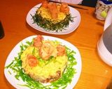 見た目華やか絶品野菜沢山鮭花散らし寿司作り方37写真