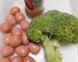 ブロッコリーとフランクのイタリアン風味作り方1写真