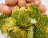 ブロッコリーとフランクのイタリアン風味作り方8写真