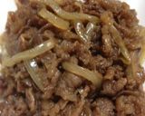 玉ねぎで☆牛肉のしぐれ煮・紅生姜添え作り方5写真